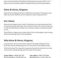 Raine  Horne Kingaroy - Internet Find