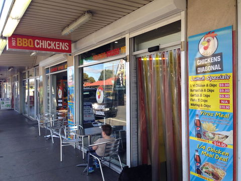 Chickens On Diagonal - Internet Find 0