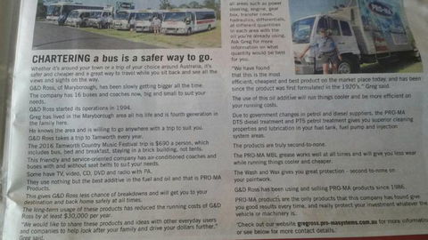 G & D Ross Bus Charters - Internet Find 0