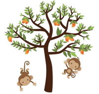 Mango Tree Monkeys - Internet Find