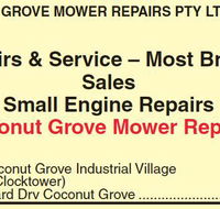 Coconut Grove Mower Repairs Pty Ltd - Internet Find